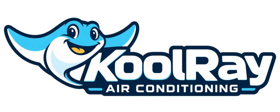 KoolRay Air Conditioning — redesigned logo concept